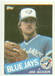 1985 Topps Baseball Cards      101     Jim Acker